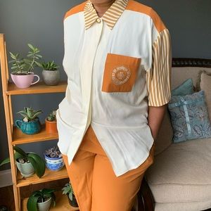 Stunning 90s Striped Two Piece